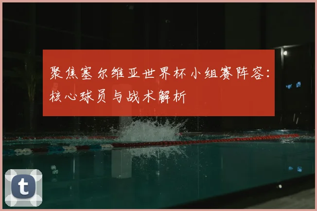 聚焦塞尔维亚世界杯小组赛阵容：核心球员与战术解析